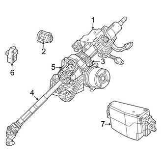 Jeep OE - Steering Column Assembly (Manual Tilt)