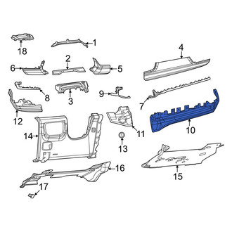 Jeep OE - Right Lower Instrument Panel Pad