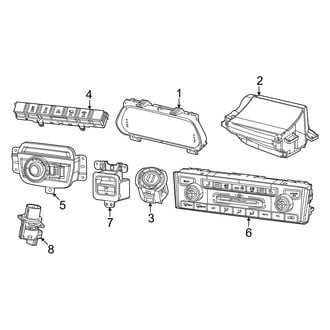Jeep OE - Instrument Panel - Cluster & Switches