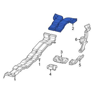 Jeep OE - Rear Center Instrument Panel Air Duct