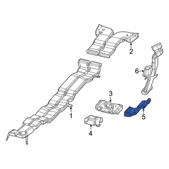 Jeep OE - Rear Left Upper Instrument Panel Air Duct