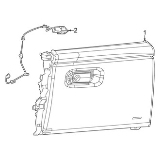 Jeep OE - Instrument Panel - Glove Box
