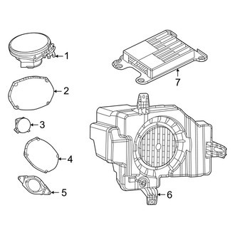 Jeep OE - Instrument Panel - Sound System (Speakers & Components)