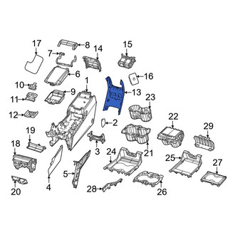 Jeep OE - Front Left Lower Console Panel