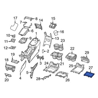 Jeep OE - Console Cup Holder Bezel