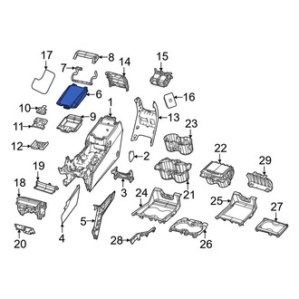 Jeep OE - Front Console Armrest