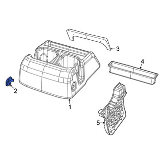 Jeep OE - Rear Console Cap