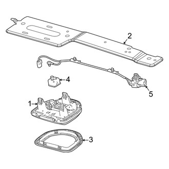 Jeep OE - Overhead Console (Rear)