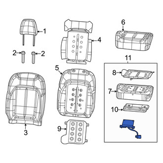 Jeep OE - Front Right Air Bag Passenger Presence Module