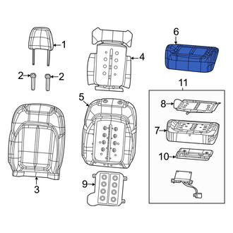 Jeep OE - Center Right Seat Cover