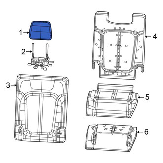 Jeep OE - Center Headrest