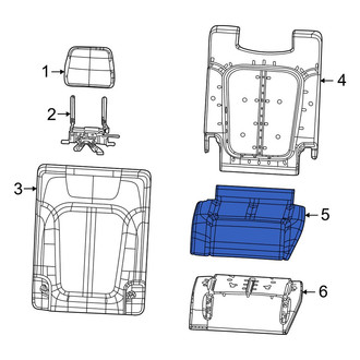 Jeep OE - Front Right Seat Cover