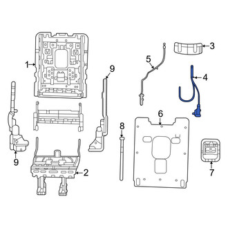 Jeep OE - Rear Upper Seat Flex Cable
