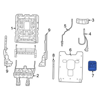 Jeep OE - Rear Folding Seat Latch Release Handle