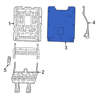 Jeep OE - Rear Seat Back Panel