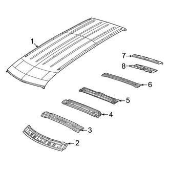 Jeep OE - Roof & Components (W/O Sunroof)