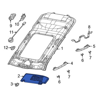 Jeep OE - Right Sun Visor