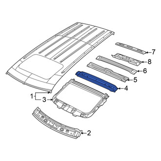 Jeep OE - Front Roof Bow