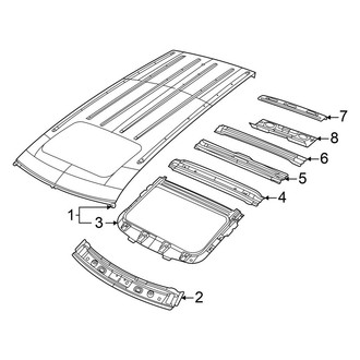 Jeep OE - Roof & Components (With Sunroof)