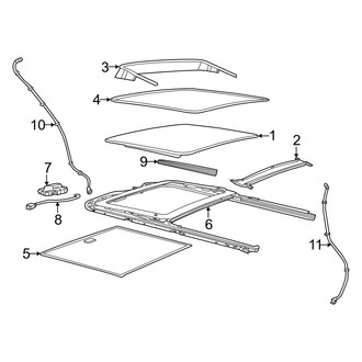 Jeep OE - Roof - Sunroof (With Sunroof)