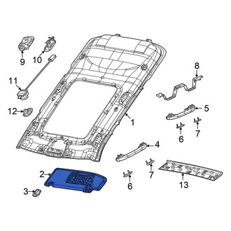 Jeep OE - Right Sun Visor
