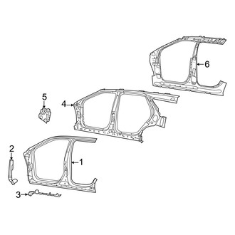 Jeep OE - Pillars, Rocker & Floor - Aperture Panel