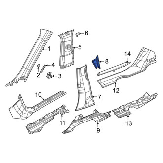 Jeep OE - Center Right Dashboard Air Vent