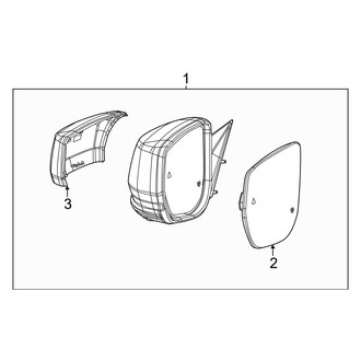 Jeep OE - Front Door - Outside Mirrors