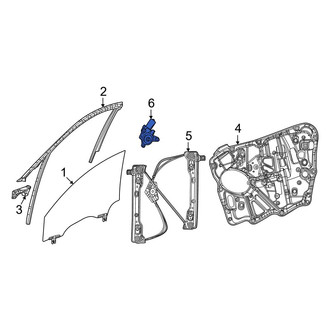 Jeep OE - Front Left Window Motor