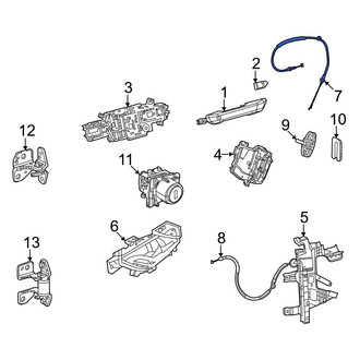 Jeep OE - Front Outer Door Latch Cable