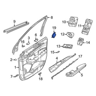 Jeep OE - Front Left Door Control Module