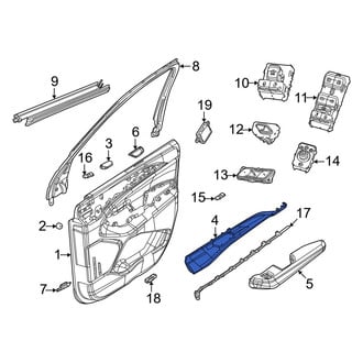 Jeep OE - Rear Right Door Applique