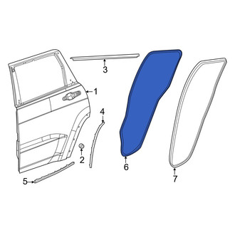 Jeep OE - Rear Left Outer Door Seal