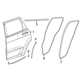 Jeep OE - Rear Door - Door & Components