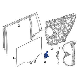 Jeep OE - Front Left Window Motor
