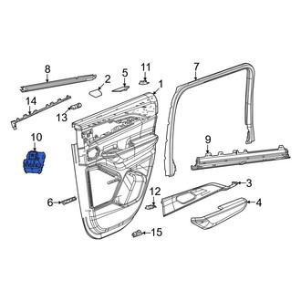 Jeep OE - Front Right Door Window Switch