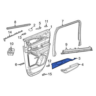 Jeep OE - Front Left Door Applique