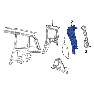 Jeep OE - Left Body D-Pillar