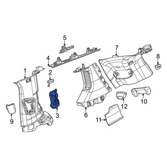 Jeep OE - Center Left Dashboard Air Vent