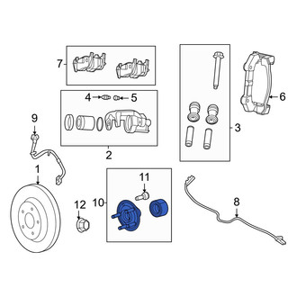Jeep OE - Rear Wheel Bearing and Hub Assembly