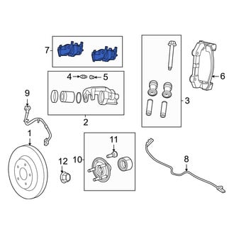 Jeep OE - Rear Disc Brake Pad Set