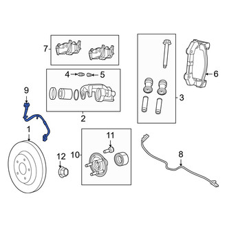 Jeep OE - Rear Right Brake Hydraulic Hose