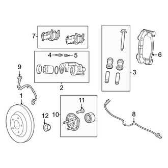 Jeep OE - Rear Suspension - Brake Components