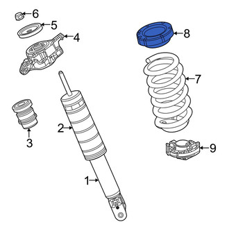 Jeep OE - Rear Upper Coil Spring Insulator