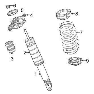 Jeep OE - Rear Suspension - Shocks & Components (W/O Quadra-Lift)