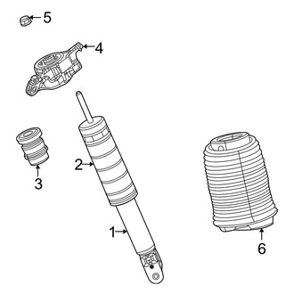 Jeep OE - Rear Suspension - Shocks & Components (With Quadra Lift)