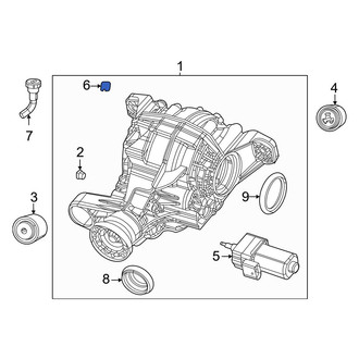 Jeep OE - Rear Differential Vent Hose