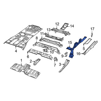 Jeep OE - Rear Left Frame Side Member