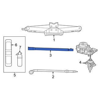 Jeep OE - Floor Jack Handle