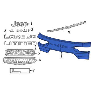 Jeep OE - Rear Liftgate Finish Panel